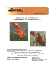 Salsco 600PTO Instrucciones De Servicio