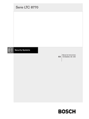 Bosch LTC 8770 Serie Manual De Instrucciones