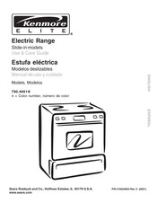 KENMORE ELITE 790.4661 Manual De Uso Y Cuidado