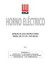 TECNOEKA EKF 364 UD Manual De Uso E Instrucciones