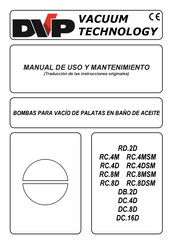 DVP RC.4MSM Manual De Uso Y Mantenimiento