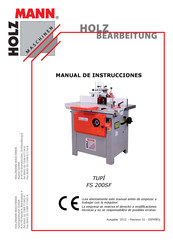 HOLZMANN MASCHINEN TUPÍ Manual De Instrucciones