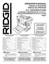 RIDGID R4331 Manual Del Operador