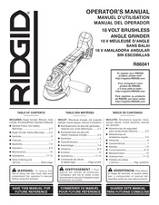 RIDGID R86041 Manual Del Operador