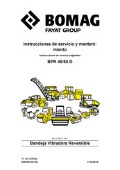 Bomag BPR 45/55 D Instrucciones De Servicio Y Mantenimiento