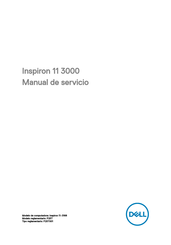 Dell Inspiron 11 3000 Series Manual De Servicio