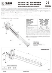 SEA ALPHA 200 Instrucciones De Montaje