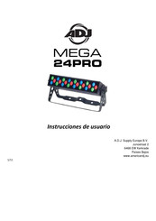 ADJ MEGA 24PRO Instrucciones De Usuario