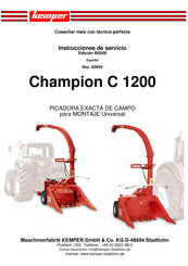 Kemper Champion C 1200 Instrucciones De Servicio