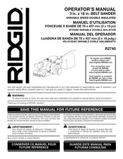 RIDGID R2740 Manual Del Operador