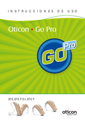 Oticon Go Pro BTE Instrucciones De Uso