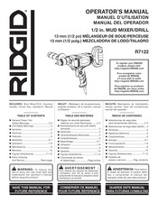 RIDGID R7122 Manual Del Operador