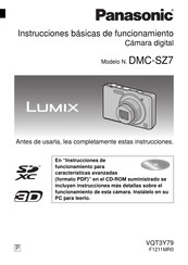 Panasonic Lumix DMC-SZ7 Instrucciones De Funcionamiento