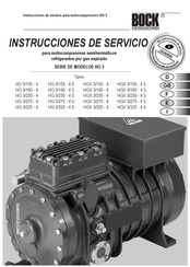 .bock HG 3/325 - 4 Instrucciones De Servicio