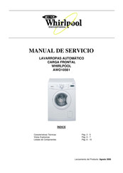 Whirlpool AWO10561 Manual De Servicio