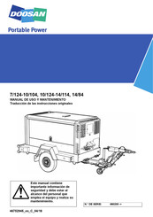 Doosan 14/114 Manual De Uso Y Mantenimiento