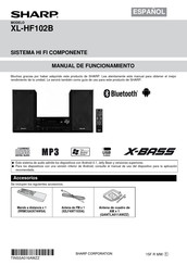 Sharp XL-HF102B Manual De Funcionamiento