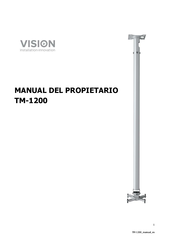 Vision TM-1200 Manual Del Propietário