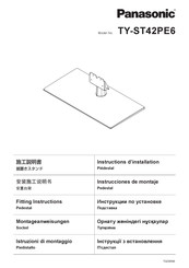 Panasonic TY-FB11DHD Instrucciones De Montaje