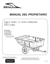 Brinly POLY CART Manual Del Propietário