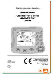 Amazone Amatron+ ZA-M Instrucciones De Servicio