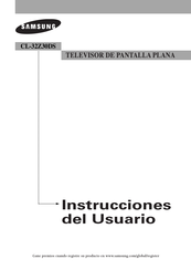 Samsung CL-32Z30DS Instrucciones Del Usuario