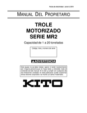 KITO MR2050SD Manual Del Propietário