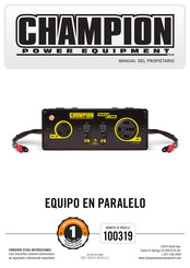 Champion Power Equipment 100319 Manual Del Propietário