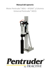 Tractive Pentruder MDU9-HV-NTGRA Manual Del Operario