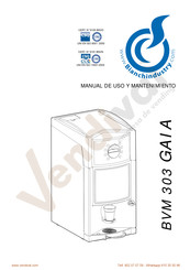 BIANCHI VENDING BVM 303 GAIA Manual De Uso Y Mantenimiento