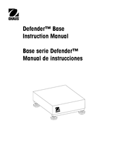 OHAUS Defender D150EX Manual De Instrucciones