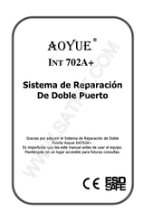 AOYUE INT 702A+ Manual De Instrucciones