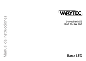 Varytec Street Bar MK3 IP65 16x3W RGB Manual De Instrucciones