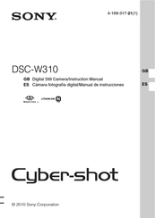 Sony Cyber-shot DSC-W310 Manual De Instrucciones