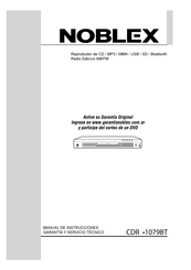 Noblex CDR -1079BT Manual De Instrucciones