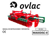 Ovlac MAXIDISC-II Manual De Instrucciones Y Repuestos