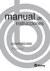 BALAY 3HB528XDP Instrucciones De Uso