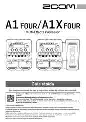 Zoom A1 Four Serie Manual De Instrucciones