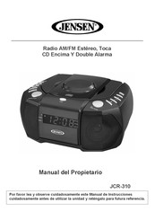 Jensen JCR-310 Manual De Instrucciones