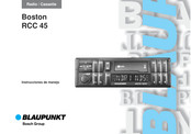 Blaupunkt Boston RCC 45 Instrucciones De Manejo