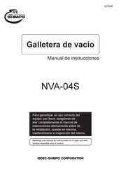 Shimpo NVA-04S Manual De Instrucciones