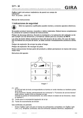 Gira ZigBee Light Link Manual De Instrucciones