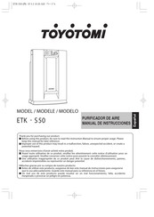Toyotomi ETK-S50 Manual De Instrucciones