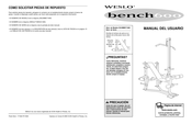 Weslo bench 6000 Manual Del Usuario