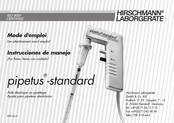 Hirschmann Laborgeräte pipetus-standard Instrucciones De Manejo