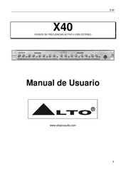 LTO X40 Manual De Usuario