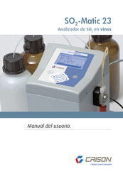 Crison Matic 23 Manual Del Usuario