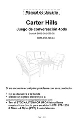 Leisure Garden Furniture BH16-092-099-08 Manual De Usuario