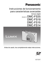 Panasonic DMC-FS16 Instrucciones De Funcionamiento