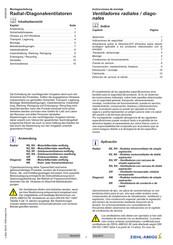 ZIEHL-ABEGG RZ Serie Instrucciones De Montaje